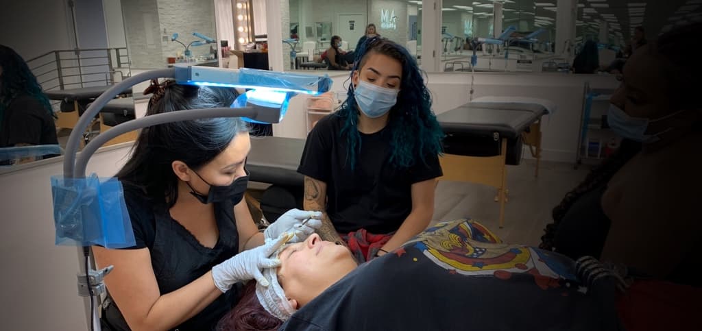 Combo Brows technique demonstration