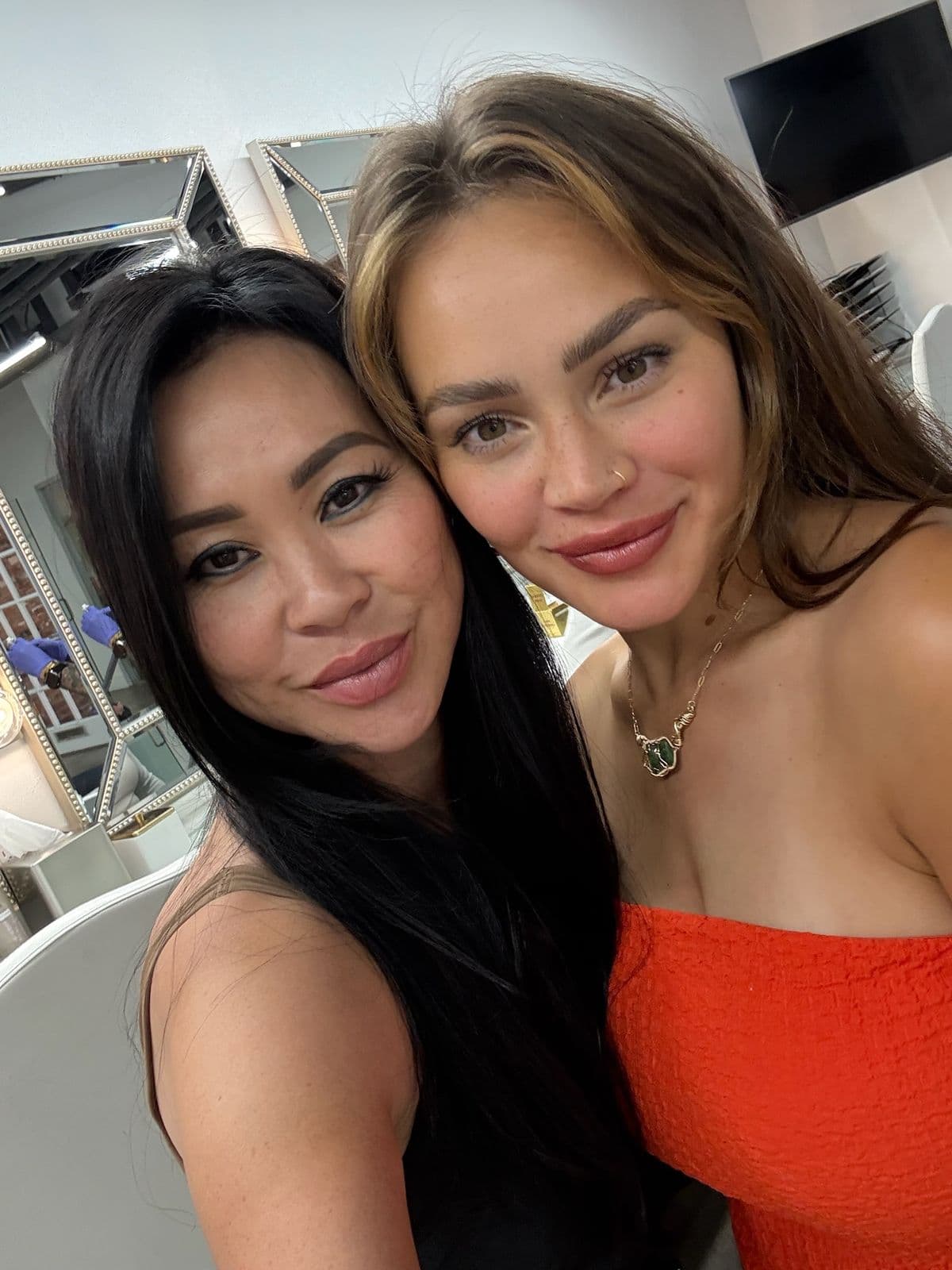 Lindsey Ta, founder of Microblading LA, in the studio