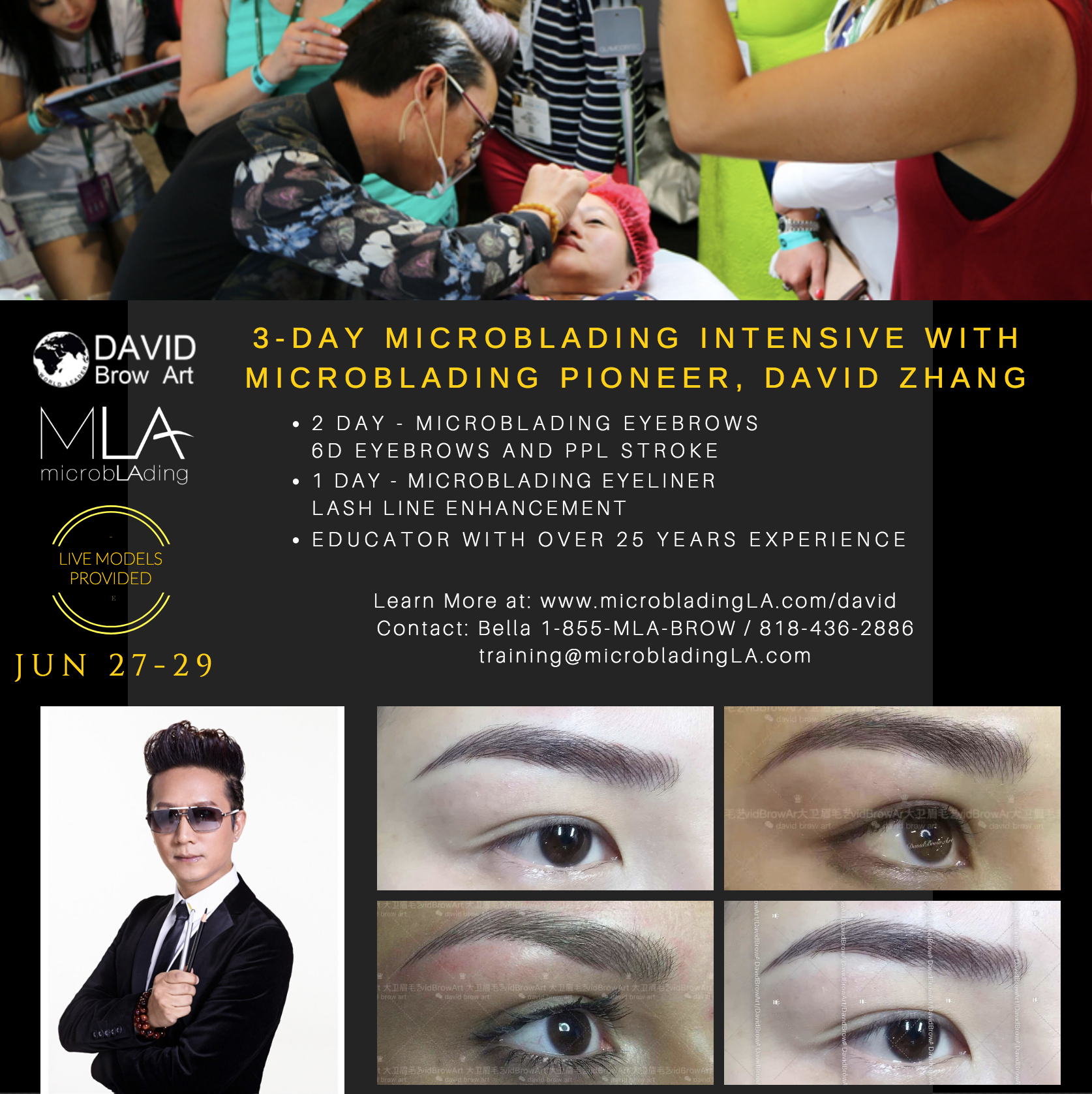 David Zhang Microblading LA Class