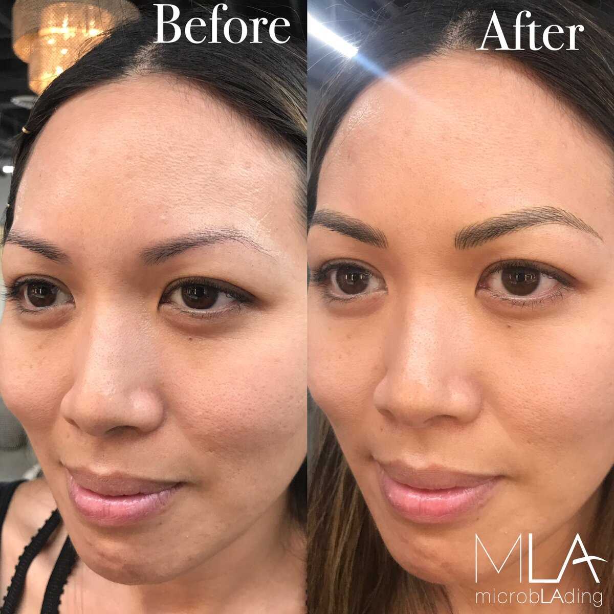 microblading,Brunette