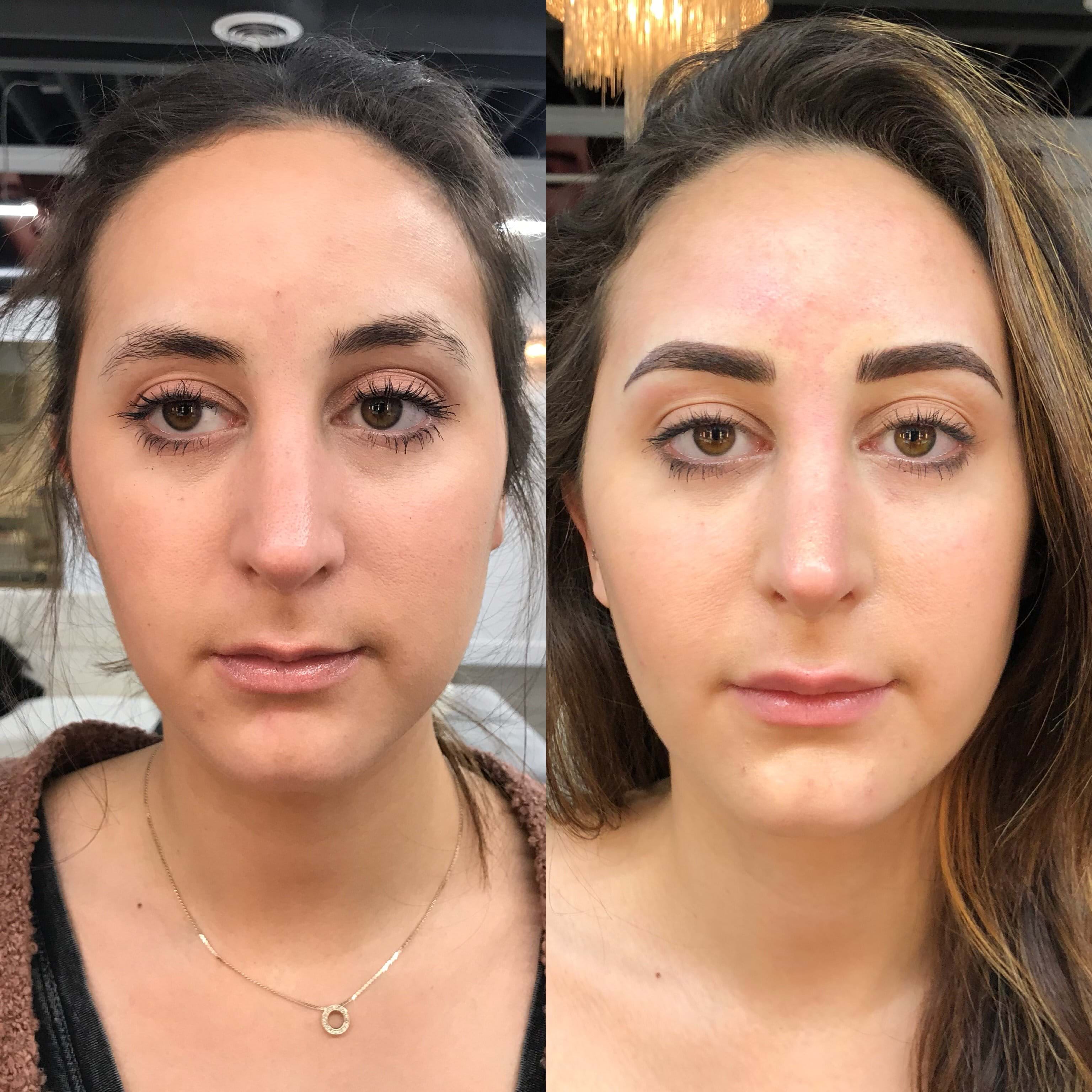 Brunette,Combo Brows