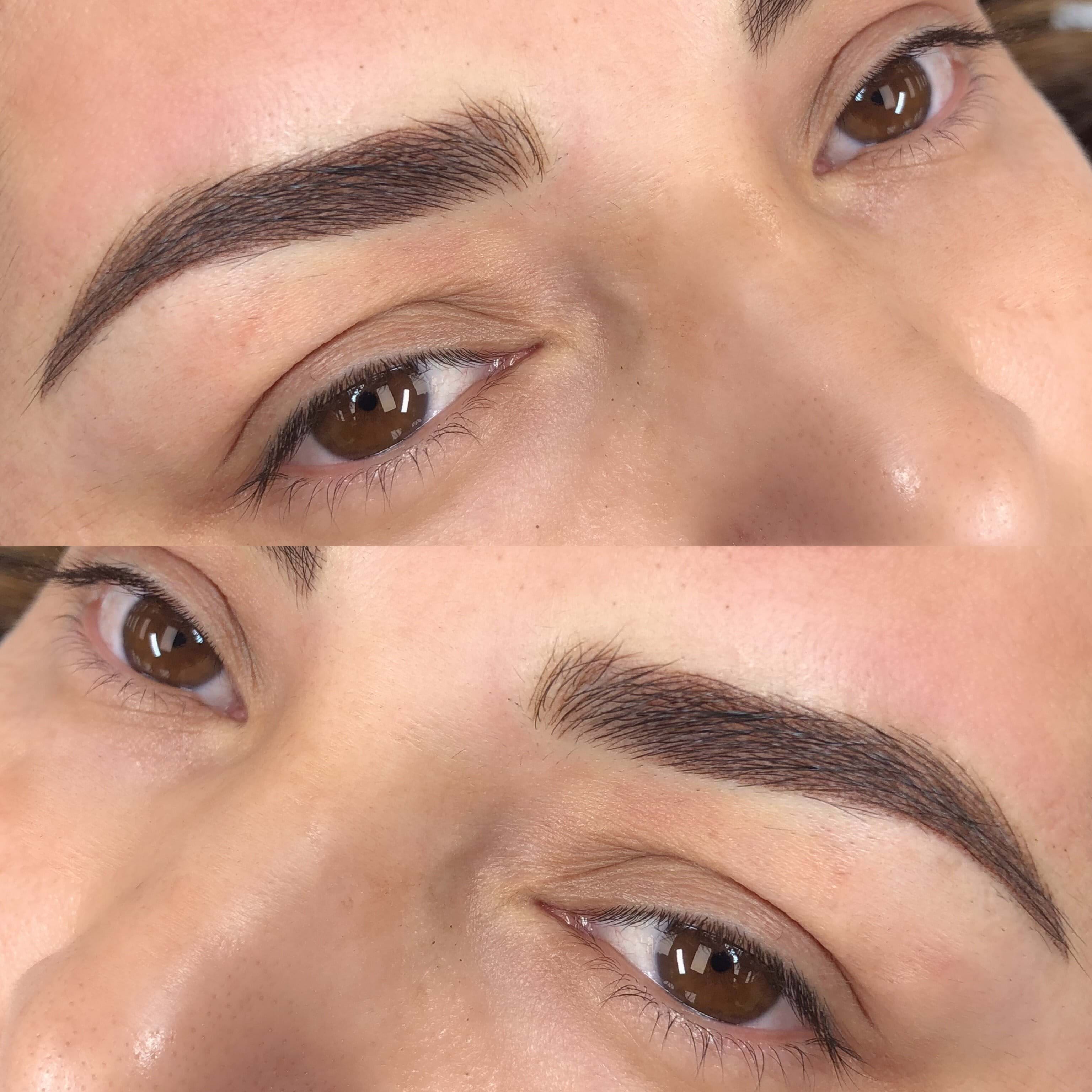 Brunette,Combo Brows
