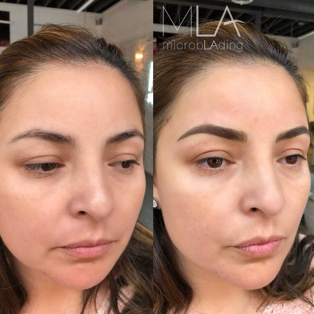 Brunette,Combo Brows