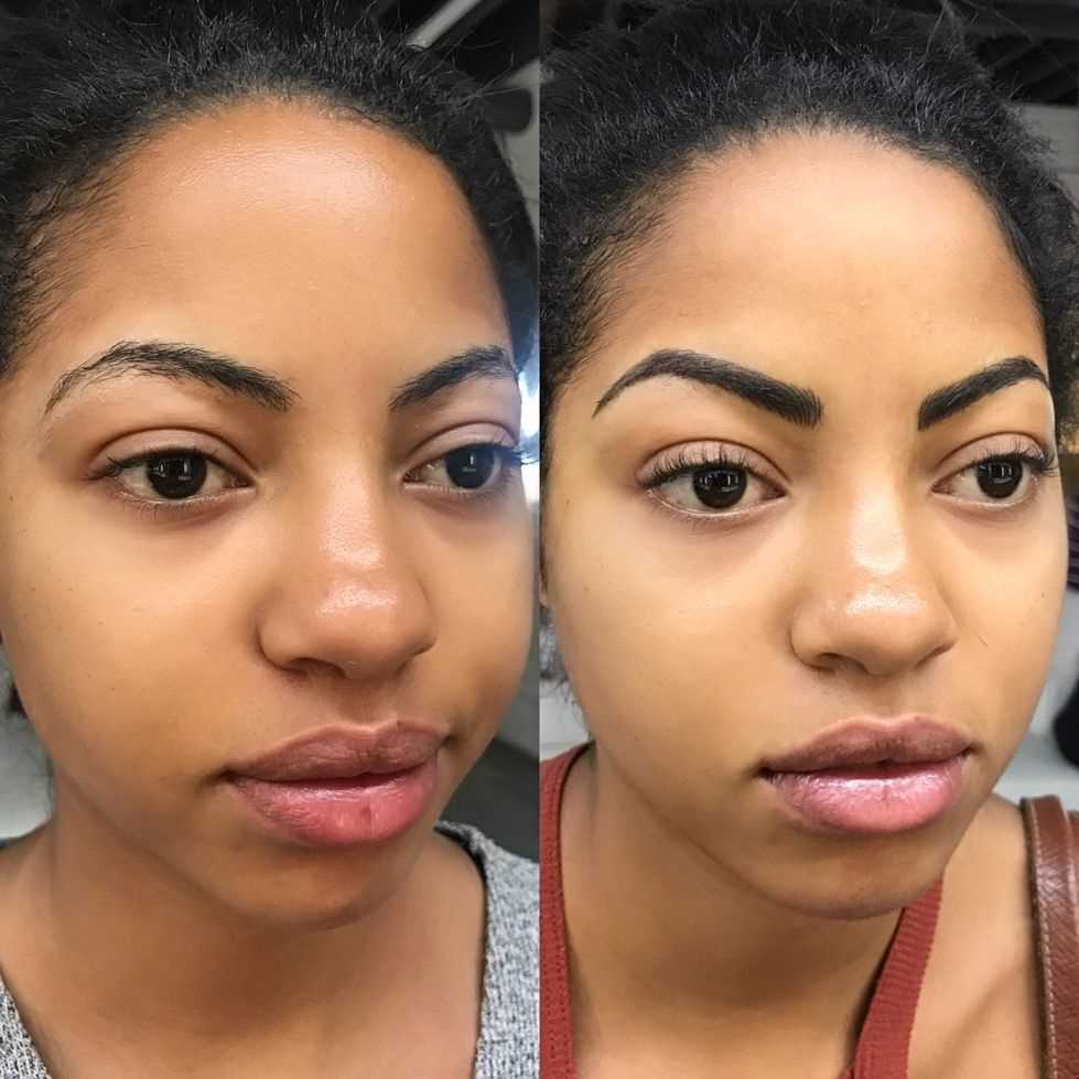 Black Hair with Combo Brows