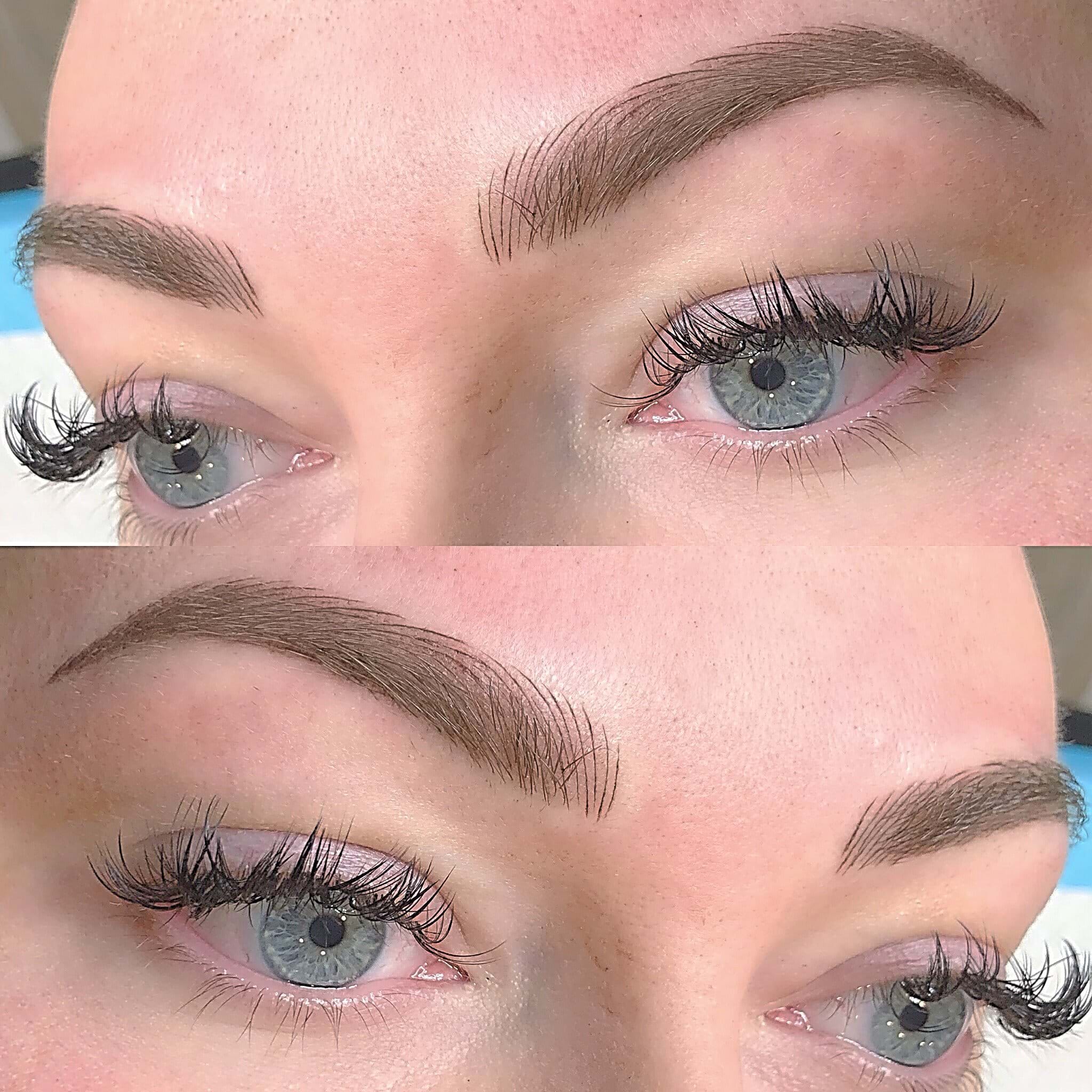 Blonde,combo brows