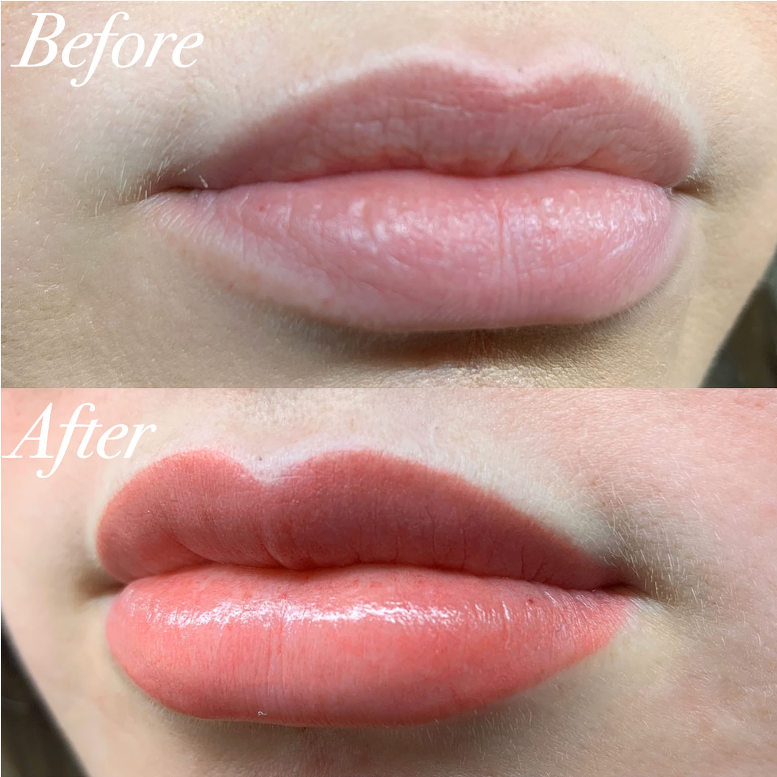 Lip Blush Healing Day by Day  Tina Davies Professional