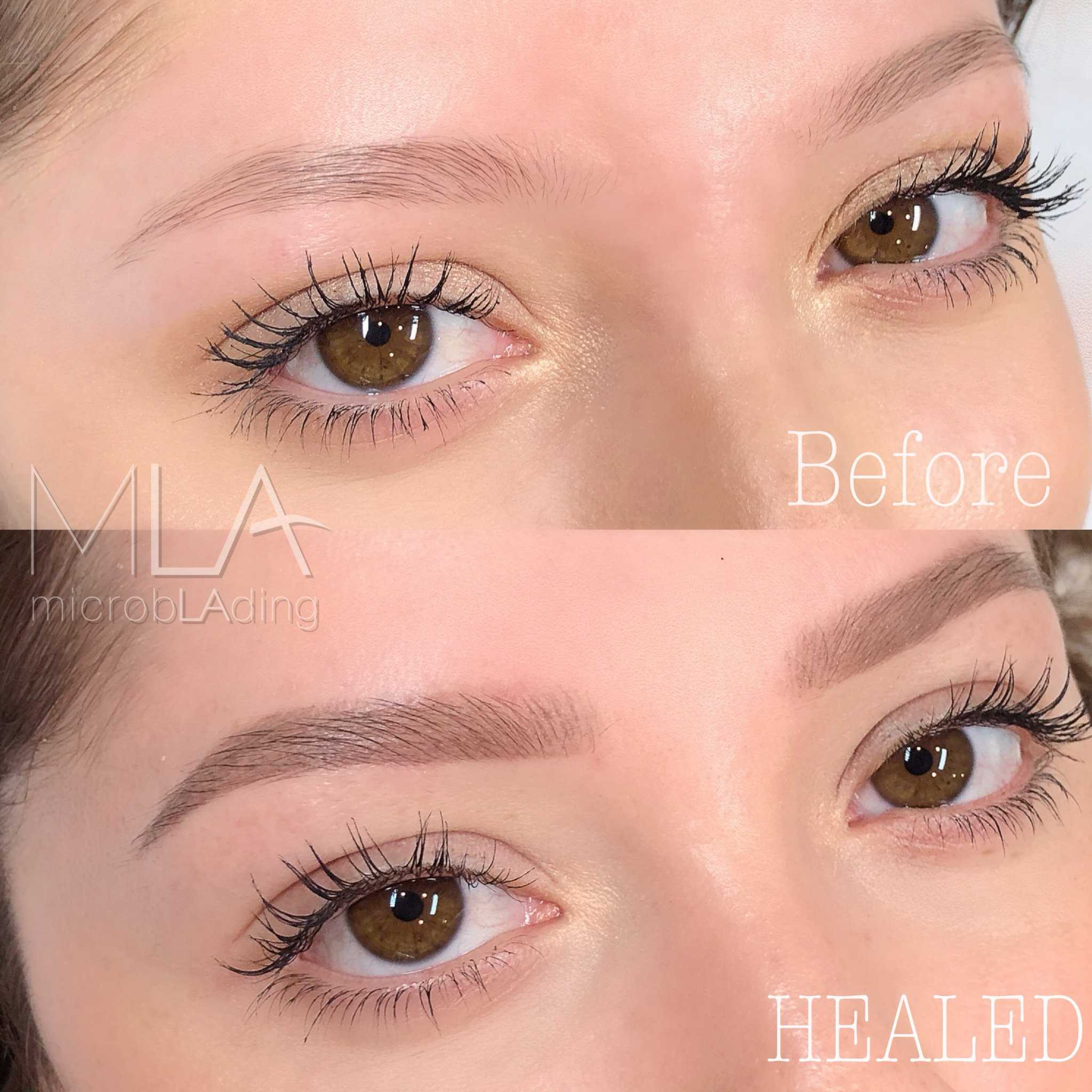 Powder Brows,Healed Brows