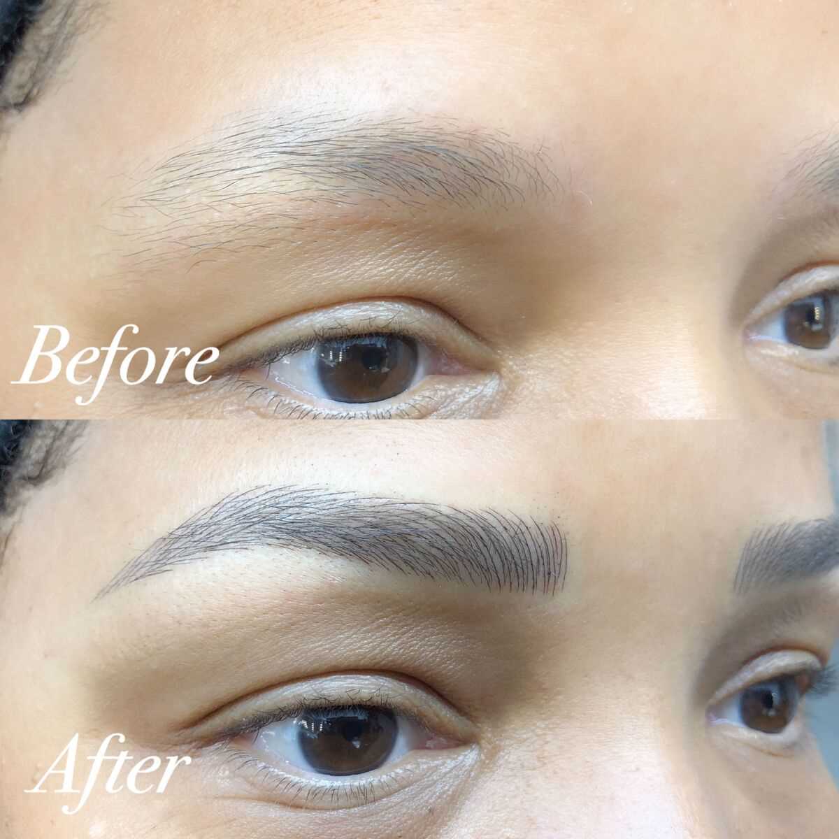 microblading,Black Hair