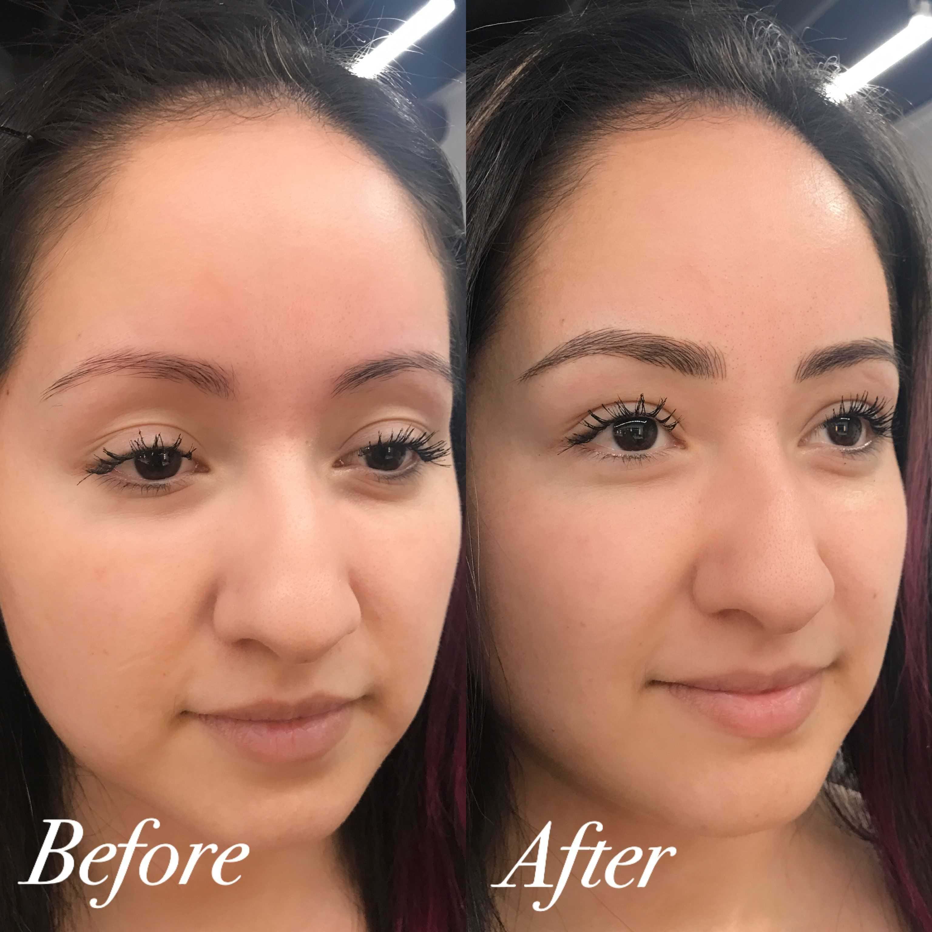 microblading,Brunette