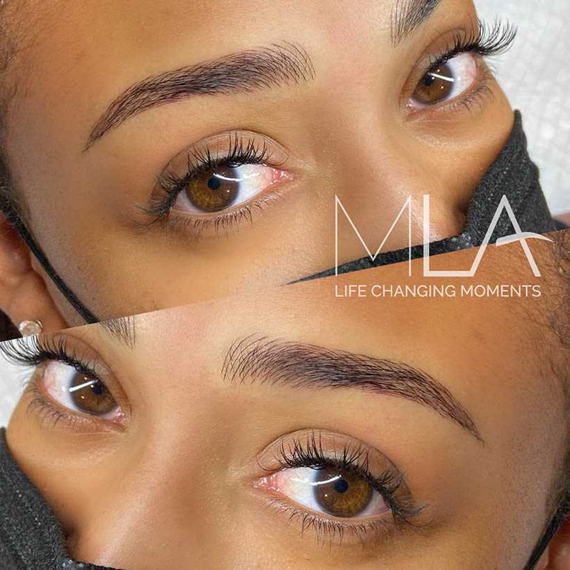 Combo Brows,Black Hair